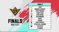 Grand Finals teams (Image via Garena)